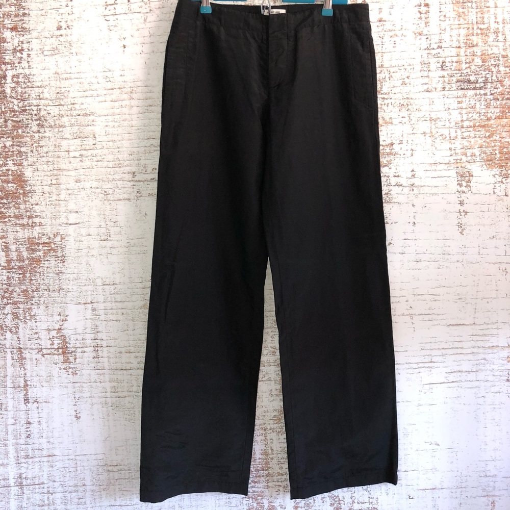 Helmet Lang Silk Blend Trousers Size 6